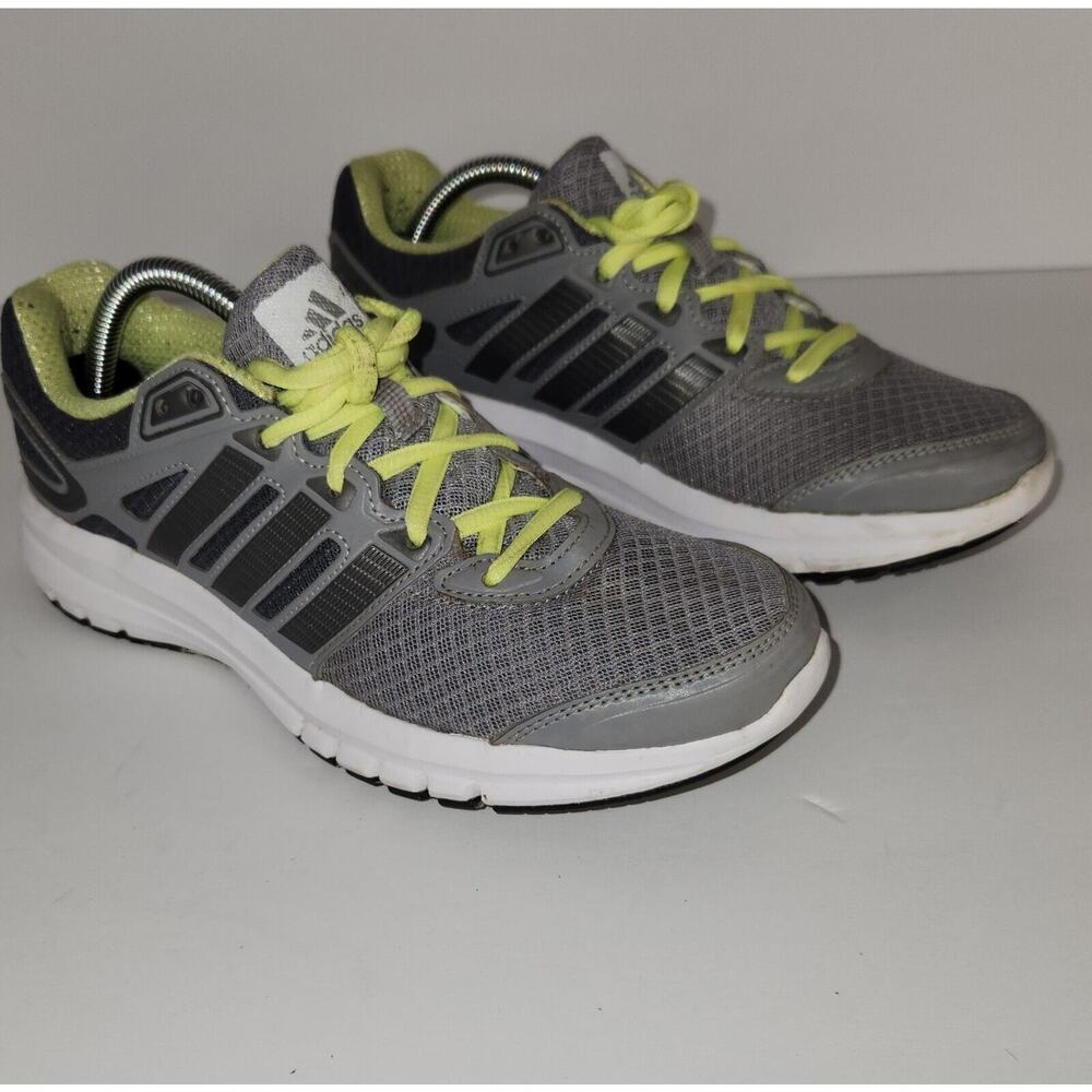 Adidas Duramo 6 Gray / Yellow Running Shoes Women's Size 5.5